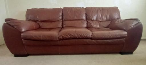 Buy & Sell Castleton Rochdale - Photos for Brown leather sofa