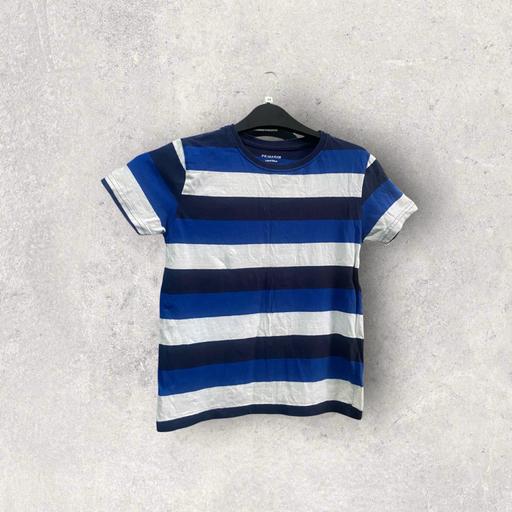 Buy & Sell North Kensington West London - Photos for Blue stripe T-shirt aged 7-8years 💯 cotton