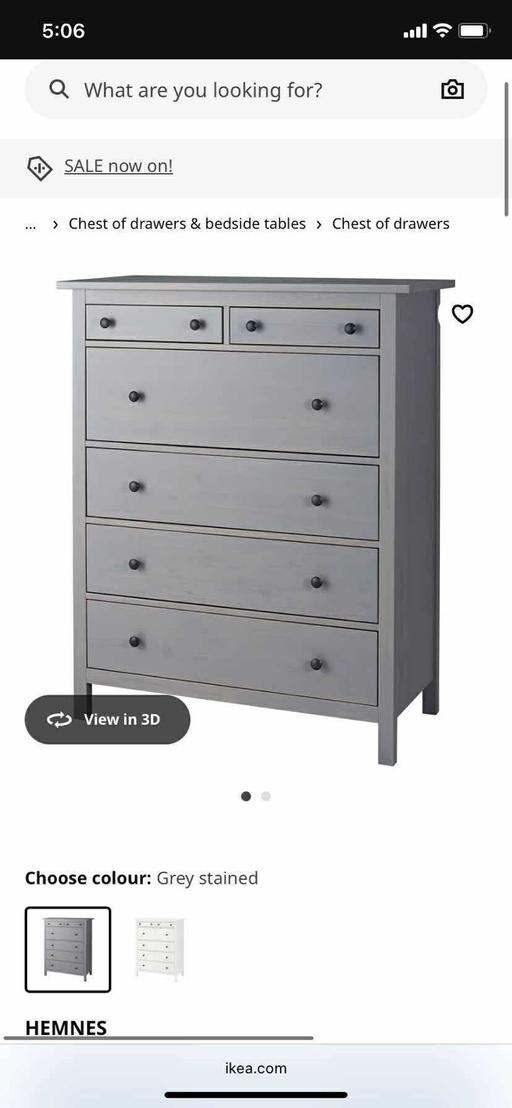 Buy & Sell Round Spinney Industrial Estate West Northamptonshire - Photos for HEMNES chest of 6 drawers