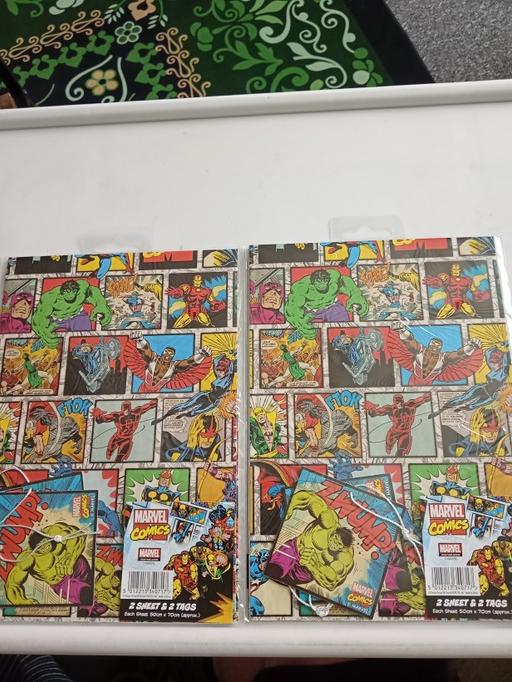 Buy & Sell Lincolnshire East Lindsey - Photos for 2 new MARVEL gift wrap sets