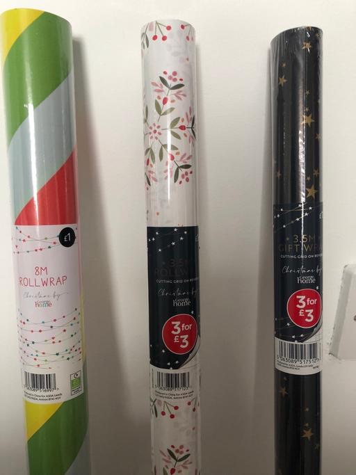 Buy & Sell South Yorkshire Rotherham - Photos for Wrapping paper x3 rolls