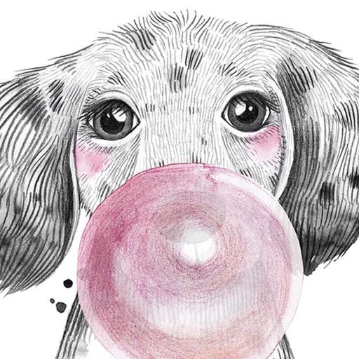 Buy & Sell Mickleover Derby - Photos for Nacnic Blade bubblegum pink dog Print