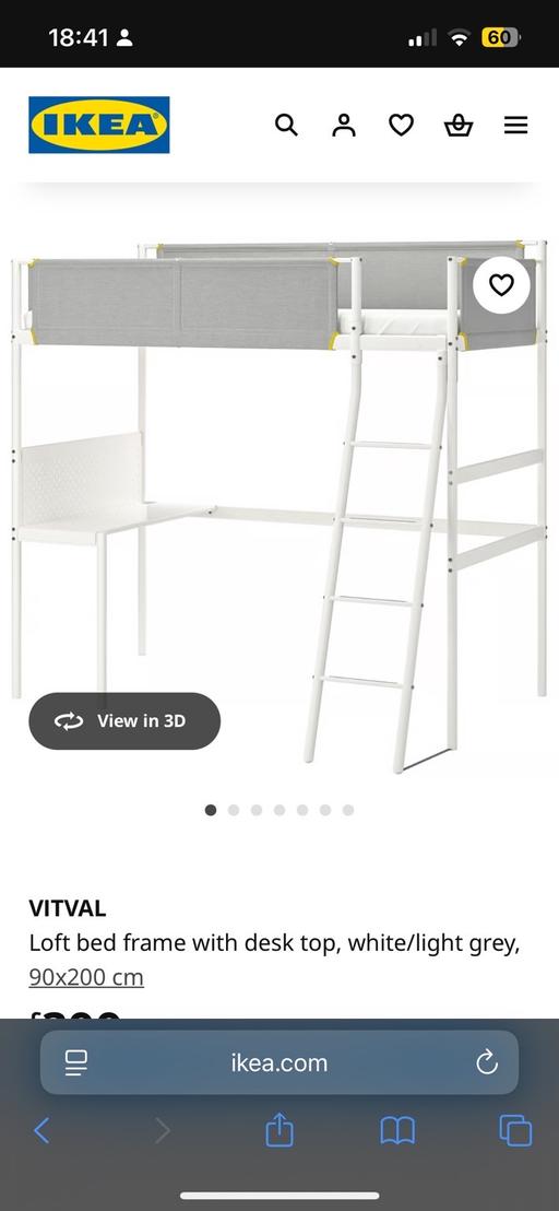 Buy & Sell South Yorkshire Rotherham - Photos for Ikea loft bed with desk