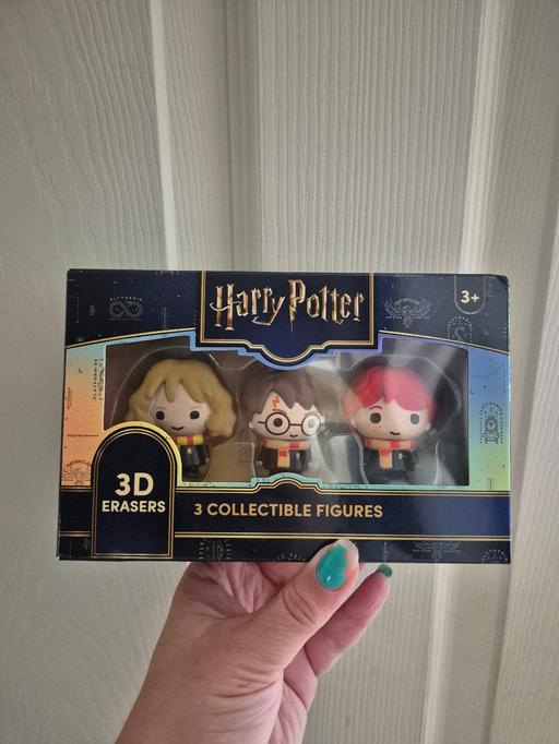 Buy & Sell Crumpsall Manchester - Photos for new Harry Potter 3pk 3D Eraser Figures