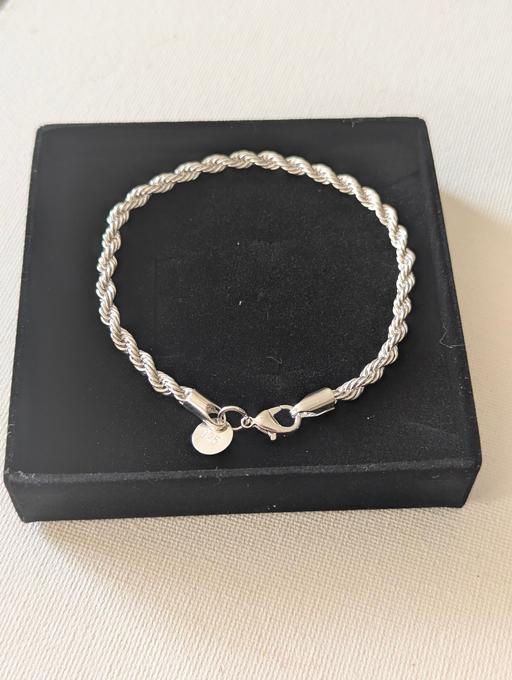 Buy & Sell Georgetown Blaenau Gwent - Photos for 925 sterling silver rope bracelet with crab c