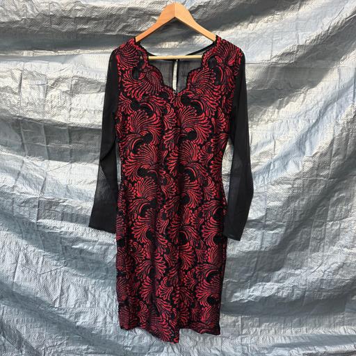 Buy & Sell Amblecote Dudley - Photos for Joe Browns Red Black Lace Bodycon Dress UK 10