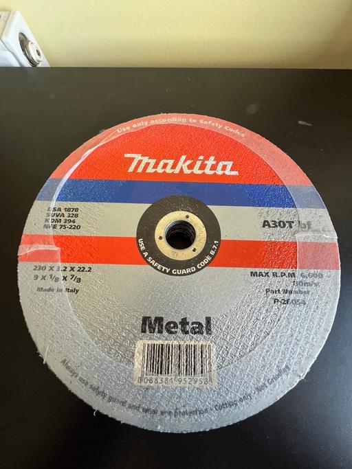 Buy & Sell Sutton Hill Telford and Wrekin - Photos for Makita Metal Cutting Disc