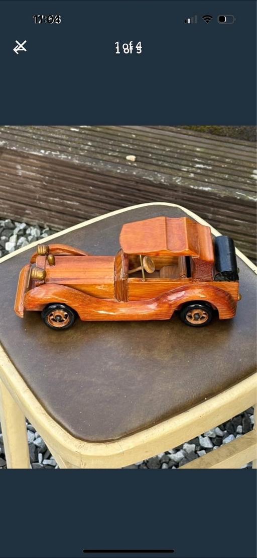 Buy & Sell Kidbrooke South East London - Photos for Vintage handmade wooden mahogany car