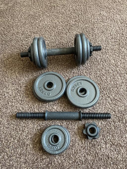Buy & Sell Treeton Rotherham - Photos for 15kg dumbbell set