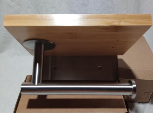 Buy & Sell Thornaby Stockton-on-Tees - Photos for Stainless steel toilet roll holder with shelf