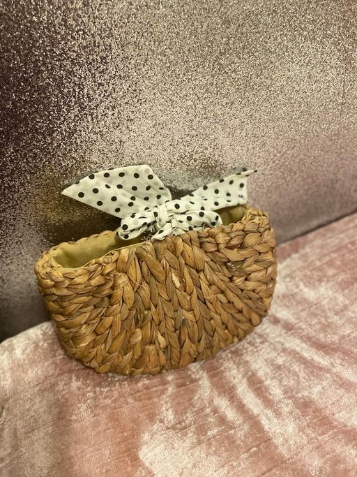 Buy & Sell Crumpsall Manchester - Photos for Basket bag for summer with ribbon