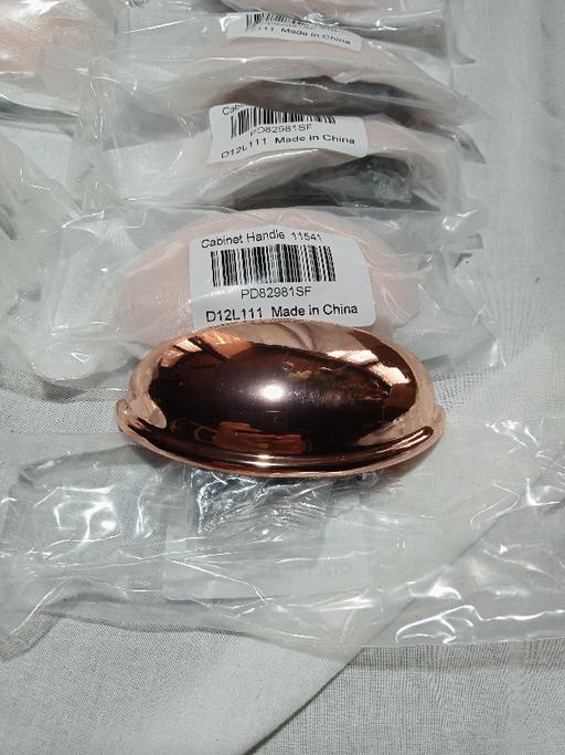 Buy & Sell Thornaby Stockton-on-Tees - Photos for 12 rose gold shell cup cabinet handles