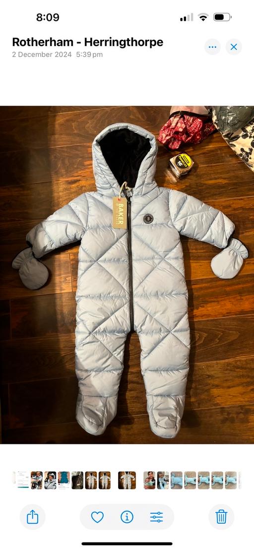 Buy & Sell Whiston Rotherham - Photos for Ted baker coat baby snowsuit pramsuit sleepsu