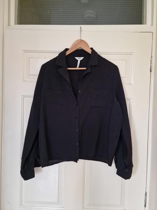 Buy & Sell Grange Park North London - Photos for OBJECT Black Button-Up Shirt