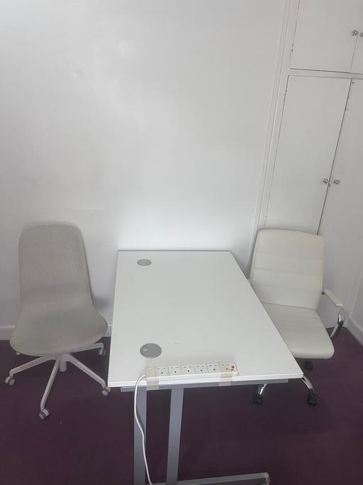 Buy & Sell Hertfordshire Three Rivers - Photos for Office table + 2 office chairs + plugs