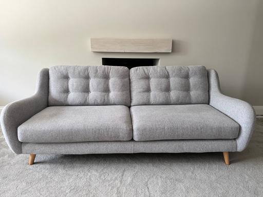 Buy & Sell Wolston Rugby - Photos for French Connection Camden 4-Seater Sofa Silver