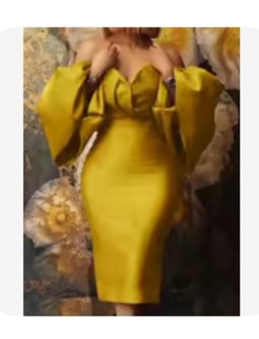 Buy & Sell Ealing Southall - Ealing - Photos for Golden off-shoulder dress