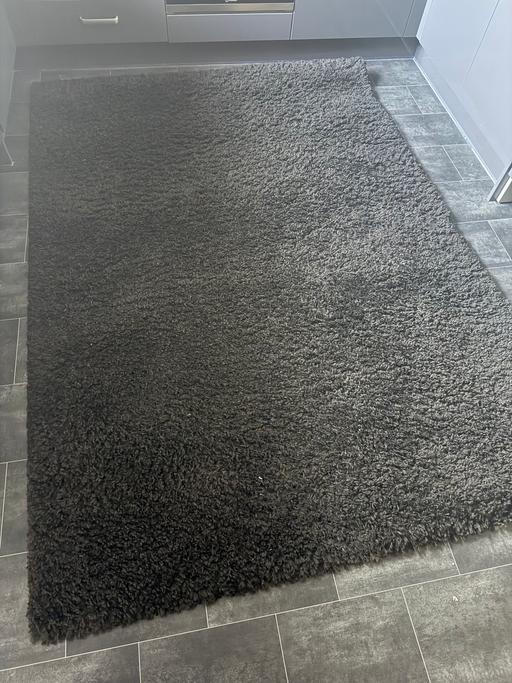 Buy & Sell West Midlands Coventry - Photos for Black rug 160cm x 230cm