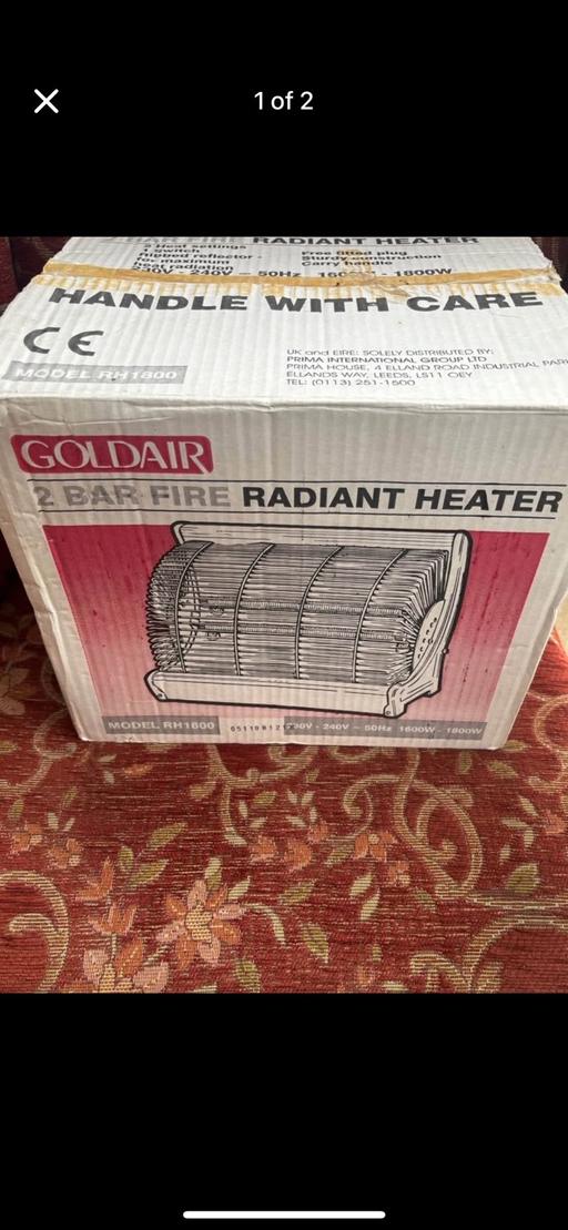 Buy & Sell Kidbrooke South East London - Photos for Coldair 2 bar fire radiant heater