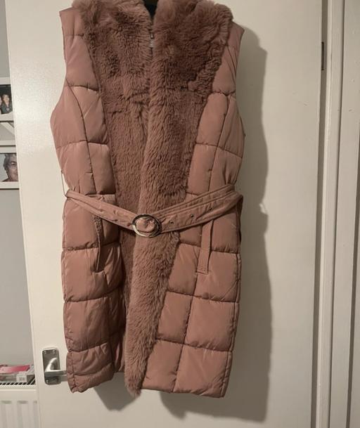 Buy & Sell Stonebroom North East Derbyshire - Photos for Nadalia pink faux fur panelled XL size