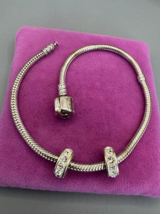 Buy & Sell Tyseley Birmingham - Photos for Sterling Silver Charm Bracelet with 2 Charms