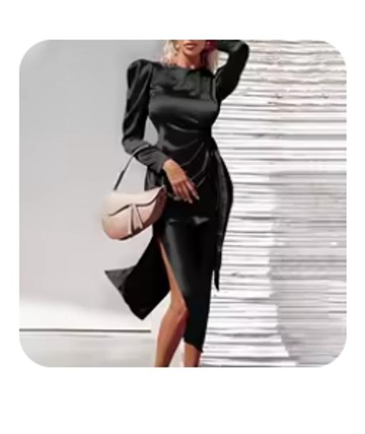 Buy & Sell Ealing Southall - Ealing - Photos for Black satin midi dress
