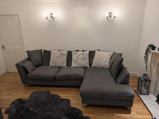 Buy & Sell Greater Manchester Bolton - Photos for Grey Corner Couch Set from DFS