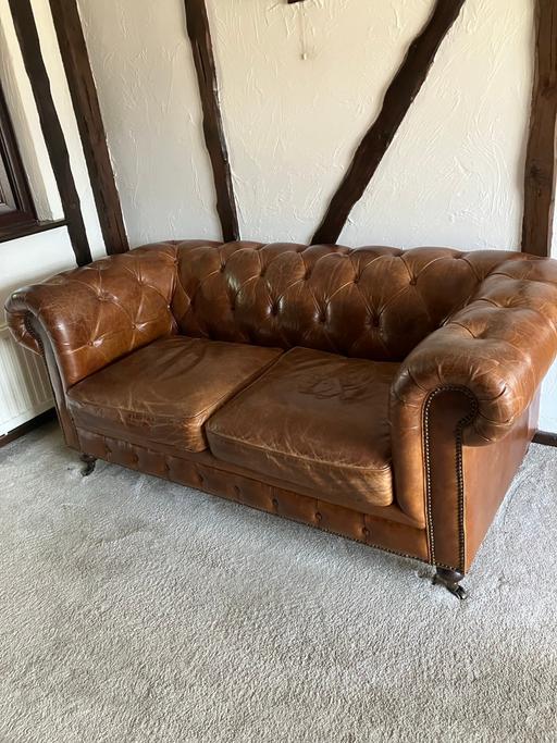 Buy & Sell Brook Road Industrial Estate Rochford - Photos for Leather settee and 2 chairs