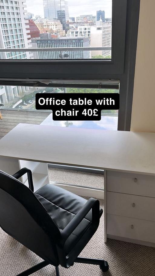 Buy & Sell West Midlands Birmingham - Photos for Office table with a chair