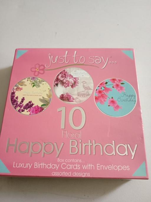 Buy & Sell Lincolnshire East Lindsey - Photos for new box of 10 Happy birthday cards