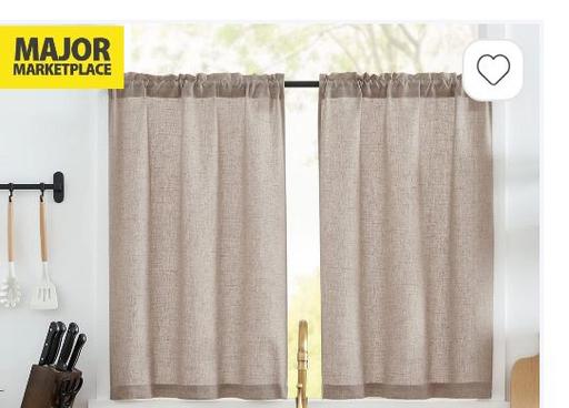 Buy & Sell Thornaby Stockton-on-Tees - Photos for Lilen kitchen curtains 45 inch drop