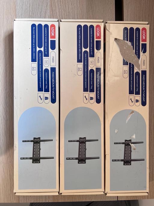 Buy & Sell Derbyshire North East Derbyshire - Photos for Up to 43” Logik Fixed Medium TV Wall Mount