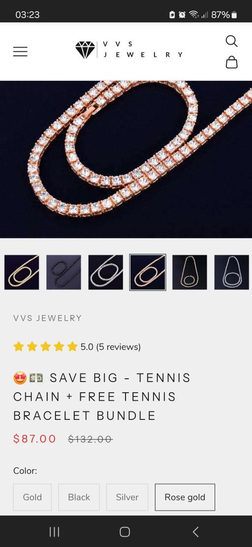Buy & Sell Handsworth Birmingham - Photos for VVS Jewelry Bundle Set