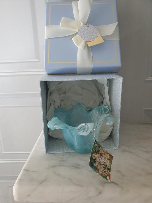Buy & Sell Yardley Wood Birmingham - Photos for Murino glass blue / white New in gift box