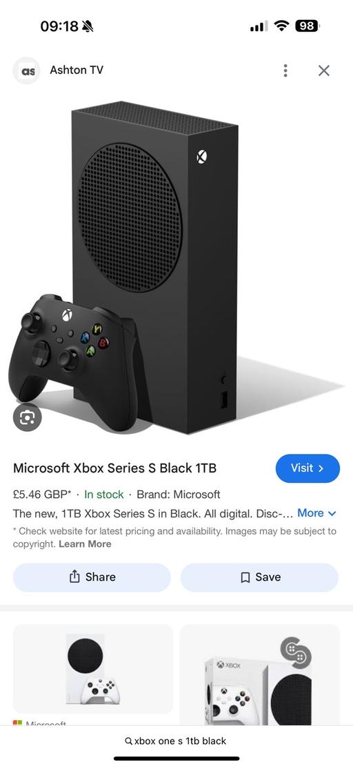 Buy & Sell Dronfield North East Derbyshire - Photos for Xbox seres s 1tb