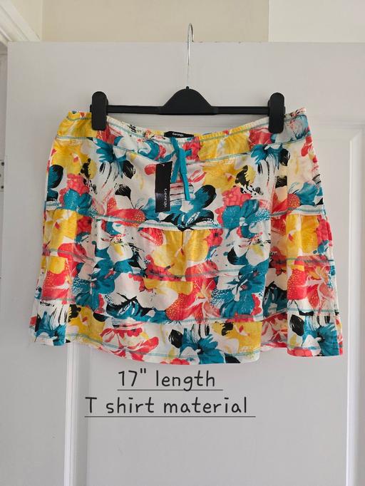 Buy & Sell Rowley Regis Sandwell - Photos for George mini skirt -uk20 bnwt T shirt material