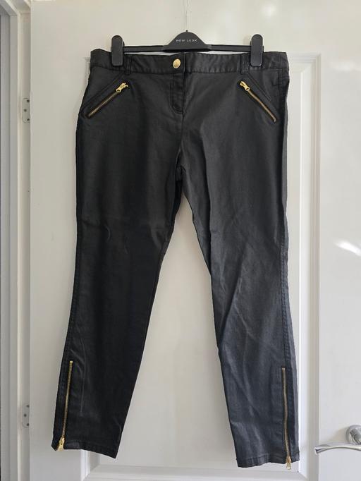 Buy & Sell Rowley Regis Sandwell - Photos for NEXT faux leather black trousers 👖 16