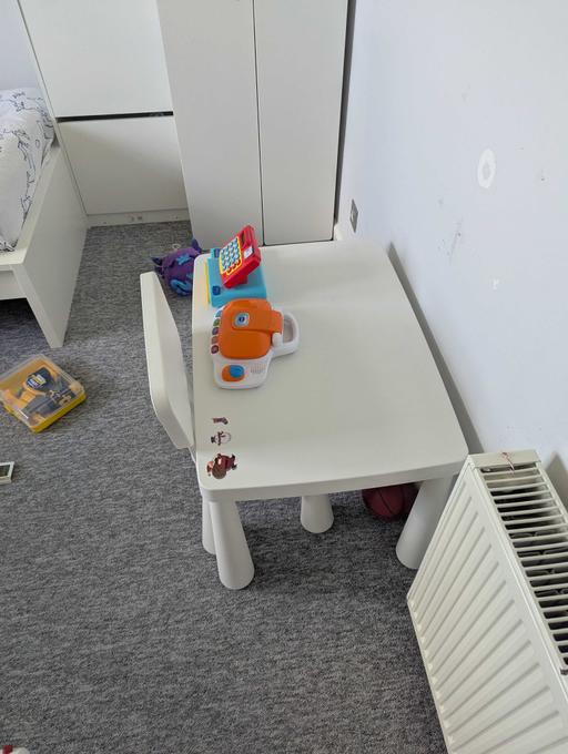 Buy & Sell Richmond Richmond upon Thames - Photos for IKEA MAMMUT Child desk & chair - used - good