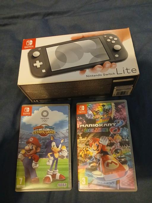 Buy & Sell Becontree East London - Photos for Nintendo switch lite grey boxed and 2 games