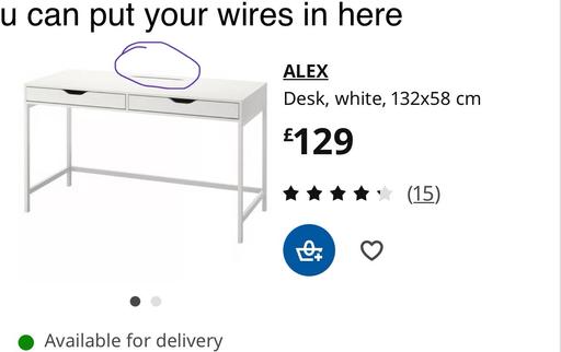 Buy & Sell Stonebridge North West London - Photos for IKEA Computer desk