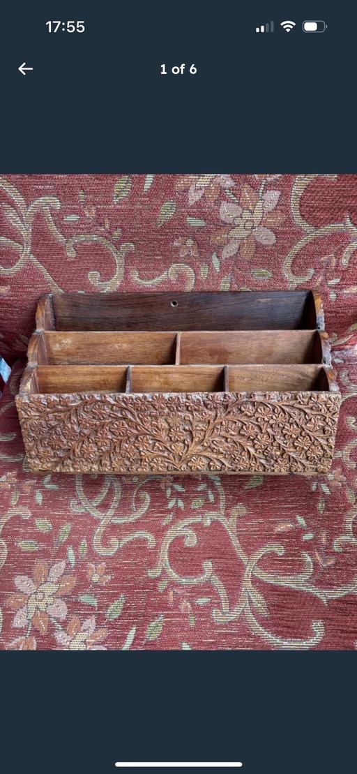 Buy & Sell Kidbrooke South East London - Photos for A lovely cakfed wooden stationary letter rack