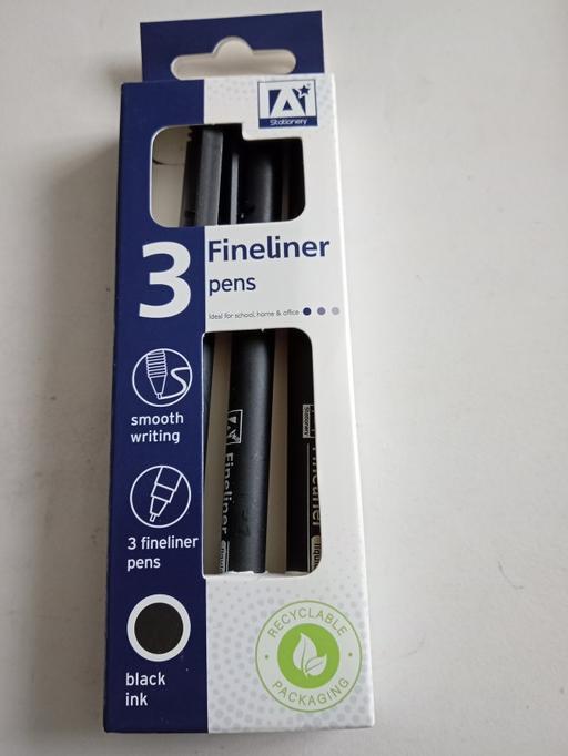 Buy & Sell Horncastle East Lindsey - Photos for new box of 3 Fine liner pens 