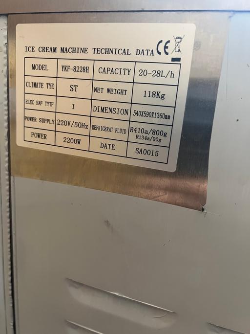 Buy & Sell Hampton Richmond upon Thames - Photos for Ice cream machine