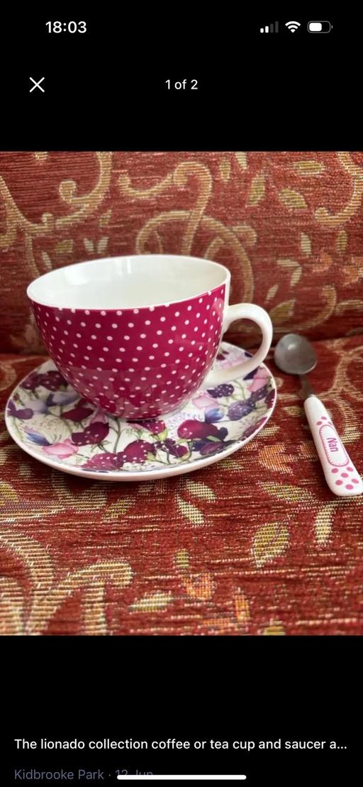 Buy & Sell Kidbrooke South East London - Photos for The Leonardo collection coffee and saucer