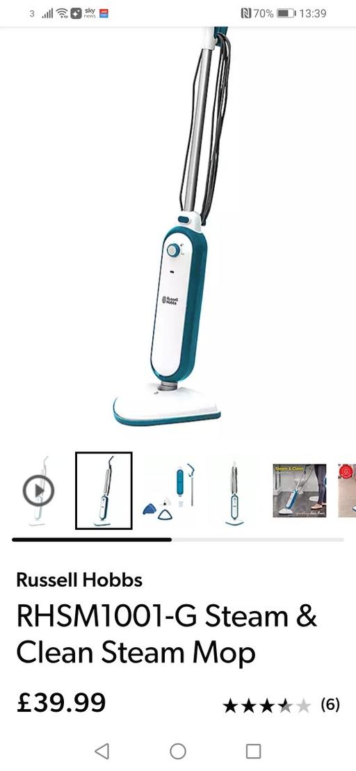 Buy & Sell Heath Town Wolverhampton - Photos for New Russell Hobbs steam & clean mop