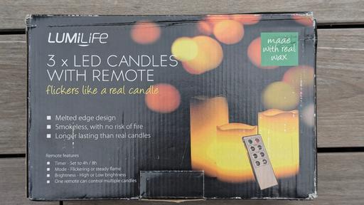 Buy & Sell Barking Barking and Dagenham - Photos for LED Candles with Remote