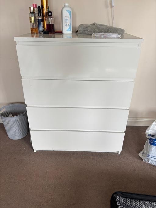 Buy & Sell Catshill Bromsgrove - Photos for High gloss white draws x2