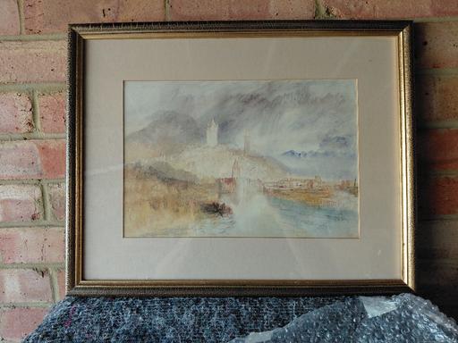 Buy & Sell Shirley South East London - Photos for WILLIAM TURNER PRINT - THUN 1844.