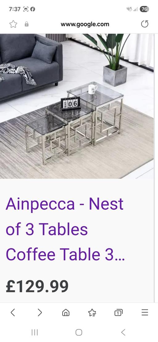 Buy & Sell Tipton Sandwell - Photos for chrome n smoked glass tables