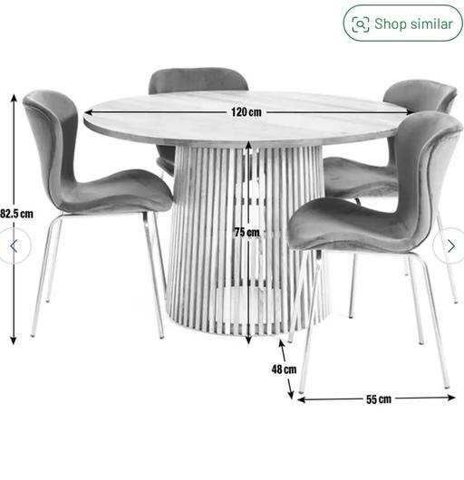 Buy & Sell Chigwell Epping Forest - Photos for Wooden dinning table with 4 chairs